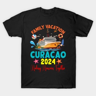 Family Vacation Curacao 2024 Family Matching Group Summer T-Shirt